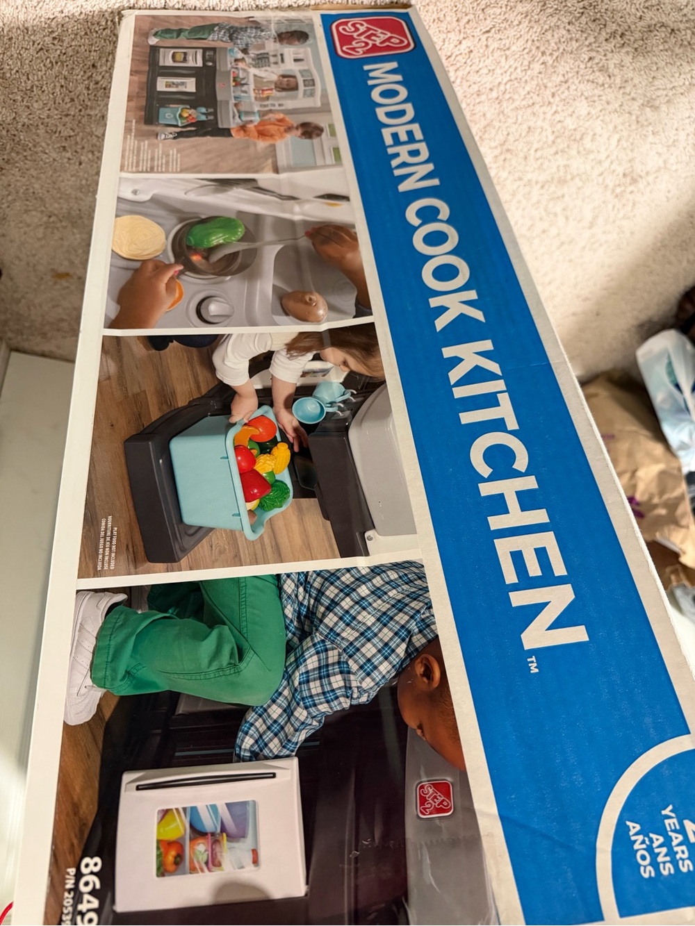 Step2 Modern Cook Kitchen Playset - Blue & Black